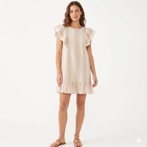 Altar'd State Sleeveless Ruffle Dress XSmall